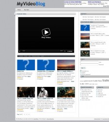 MyVideoBlog Theme