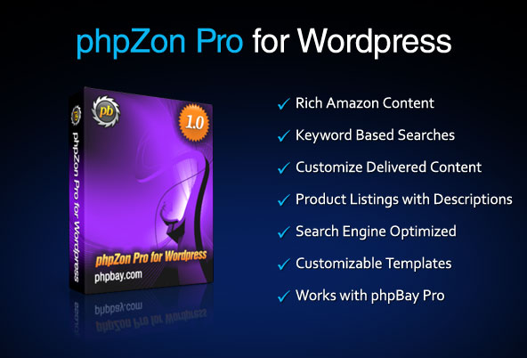phpZon Pro WordPress Amazon Plugin