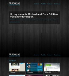 Personal Landing Page