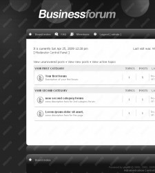 BusinessForum phpBB 3 Skin