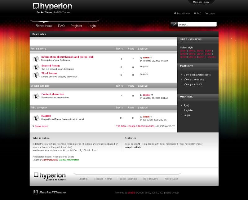 Hyperion phpBB Style