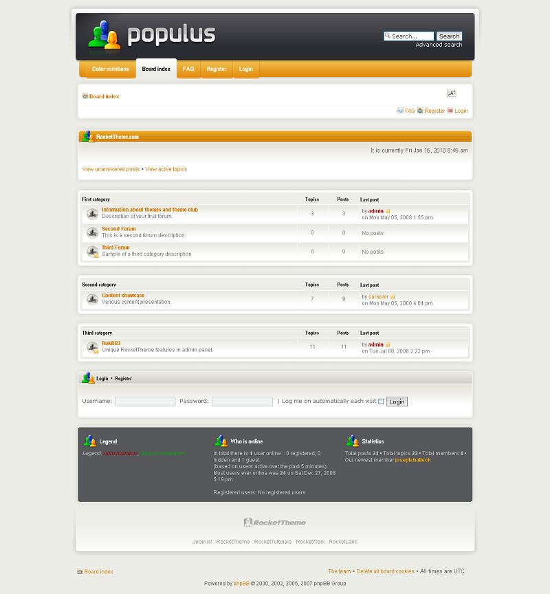 Populus phpBB Style