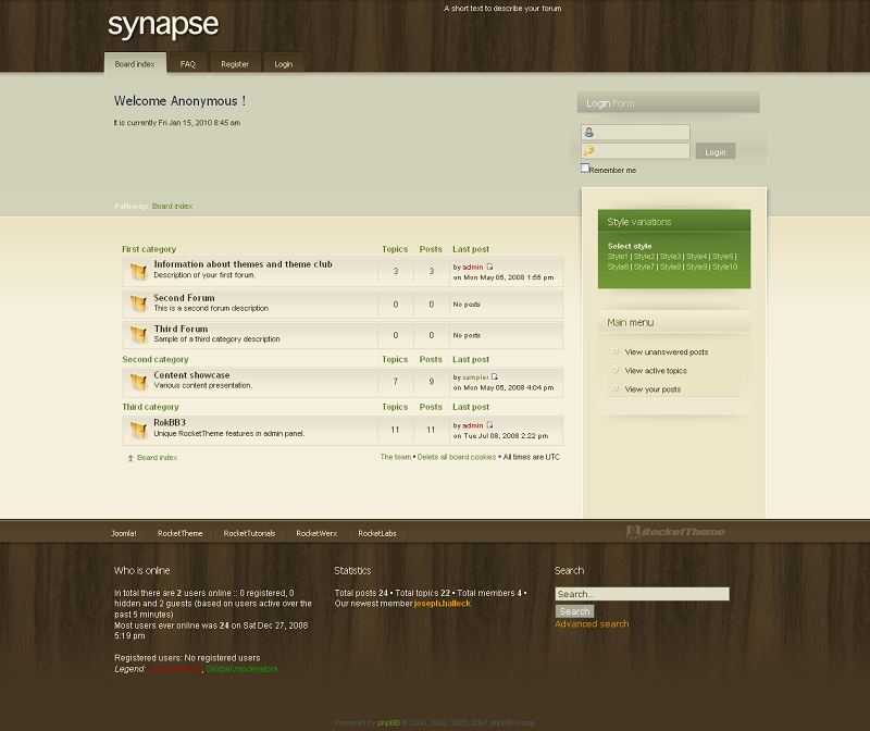 Synapse phpBB Style