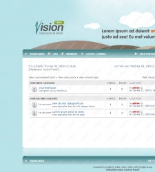 Vision phpBB 3 Skin