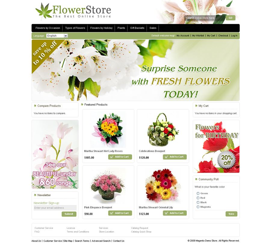 MAG070096 – Flower Store