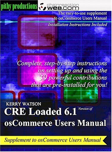 CRE Loaded 6.1 osCommerce Users Manual
