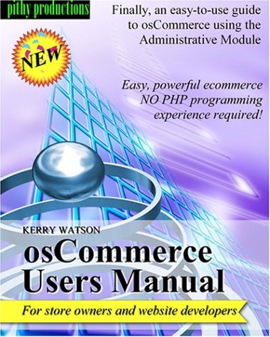 osCommerce Users Manual