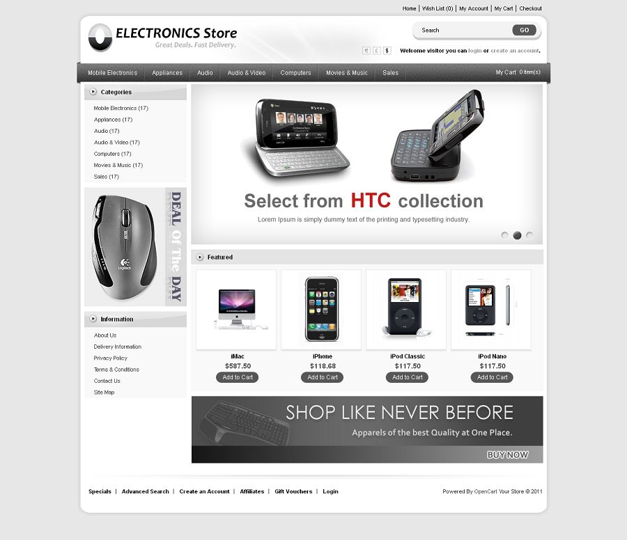 OPC010017 – Electronics Store