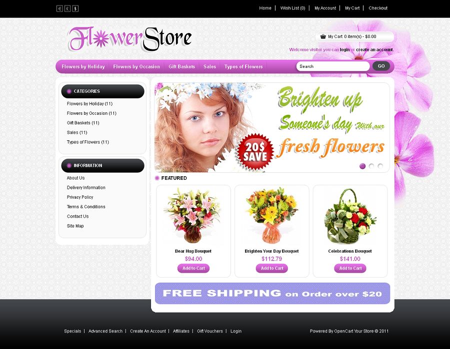 OPC010018 – Flower Store