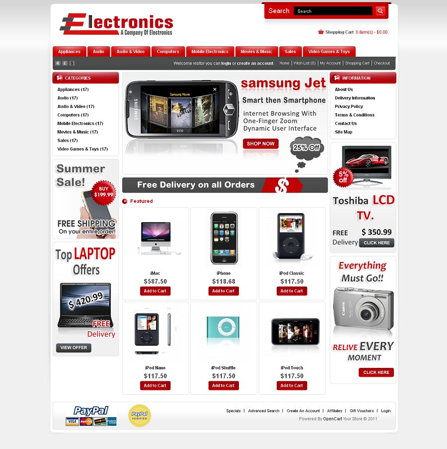 OPC010020 – Electronics Store