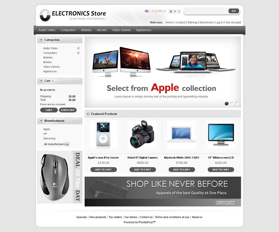 PRS010023 – Electronics Shop