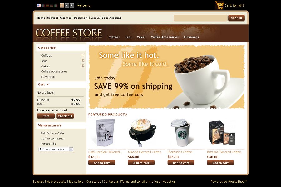 PRS020040 – Coffee Store