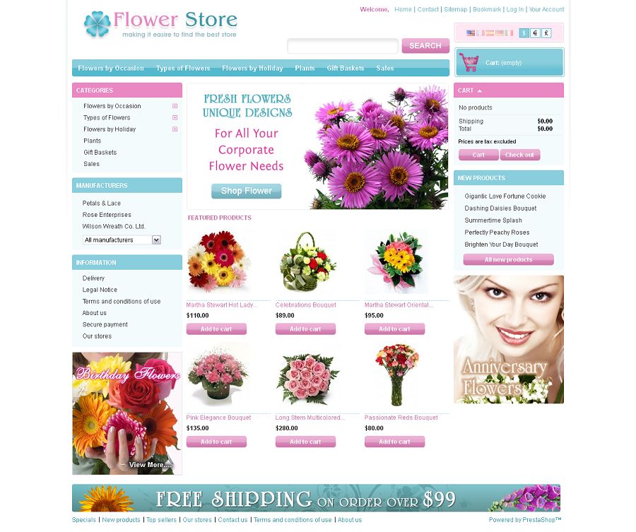 PRS020041 – Flower Store