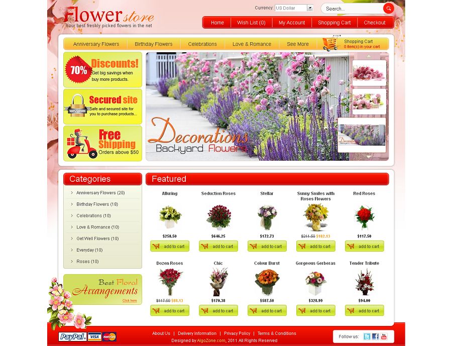 OC01A00501 – Flower Store