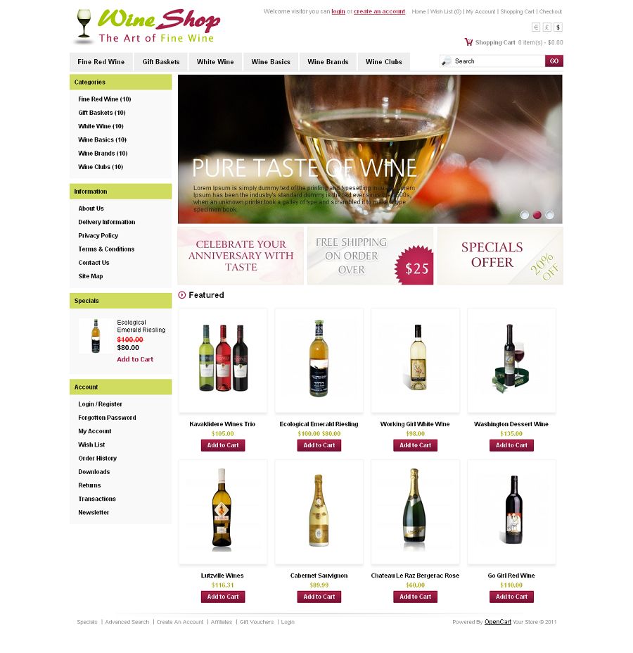 OPC020026 – Wine Store