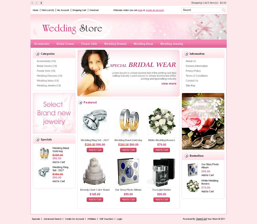 OPC020032 – Wedding Store