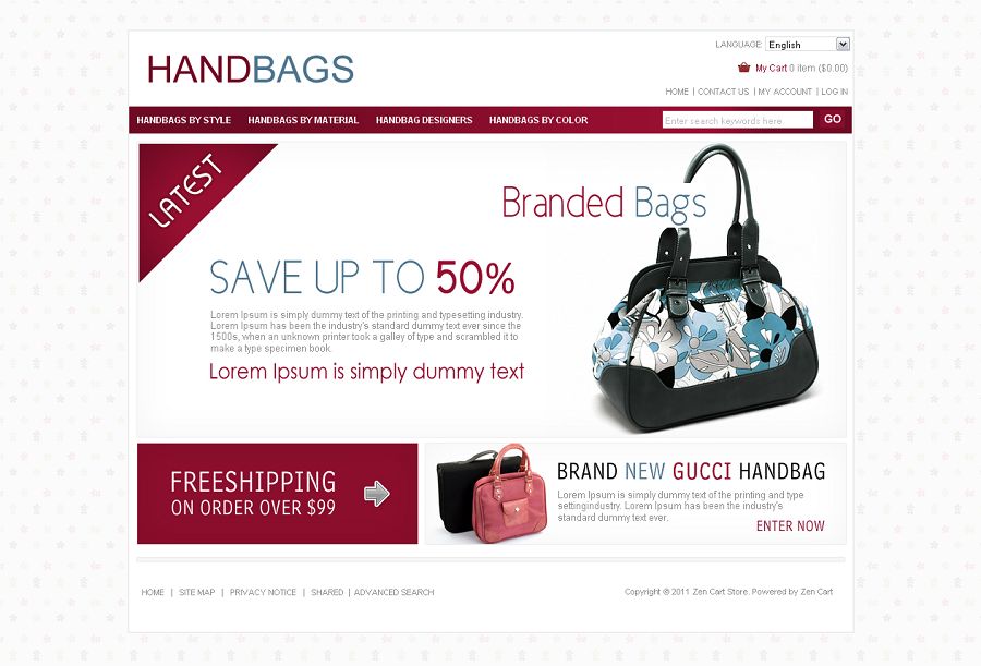 ZEN010012 – Handbag Store