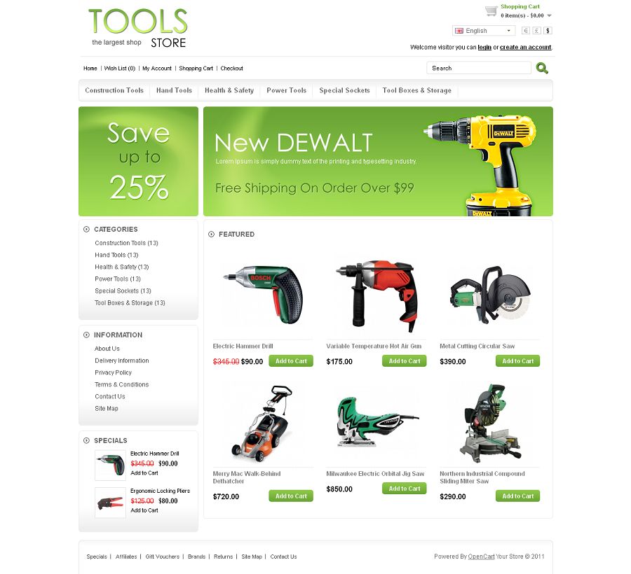 OPC020045 – Tools Store