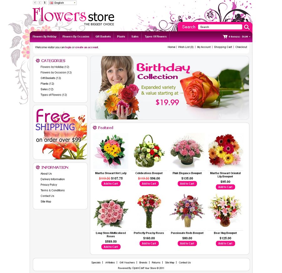 OPC020046 – Flower Store