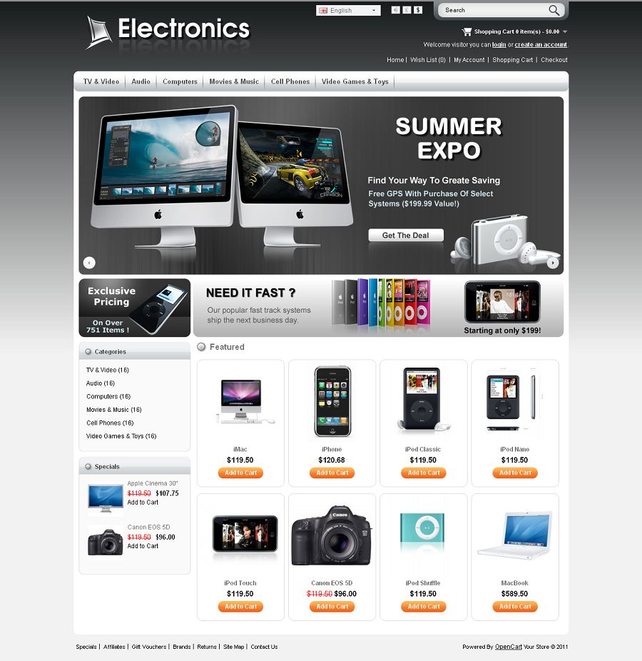 OPC030051 – Electronics Store
