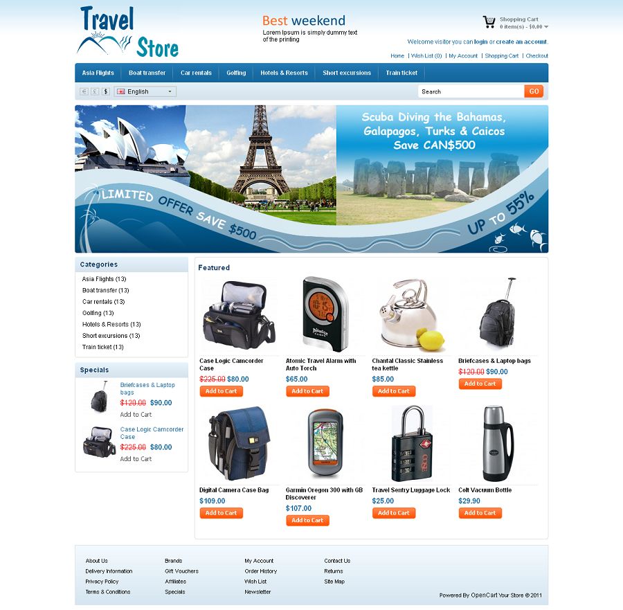OPC030070 – Travel Store