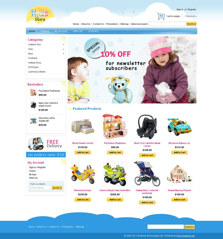CST010004 – Kids Store