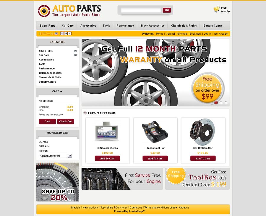 PRS030064 – Auto Parts Store