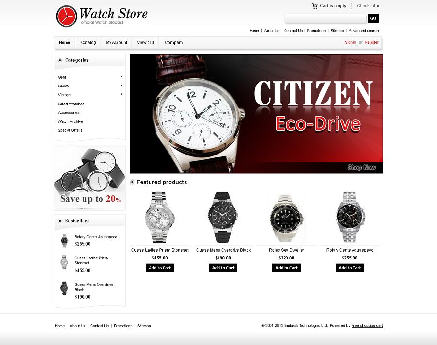 CST010011 – Watch Store