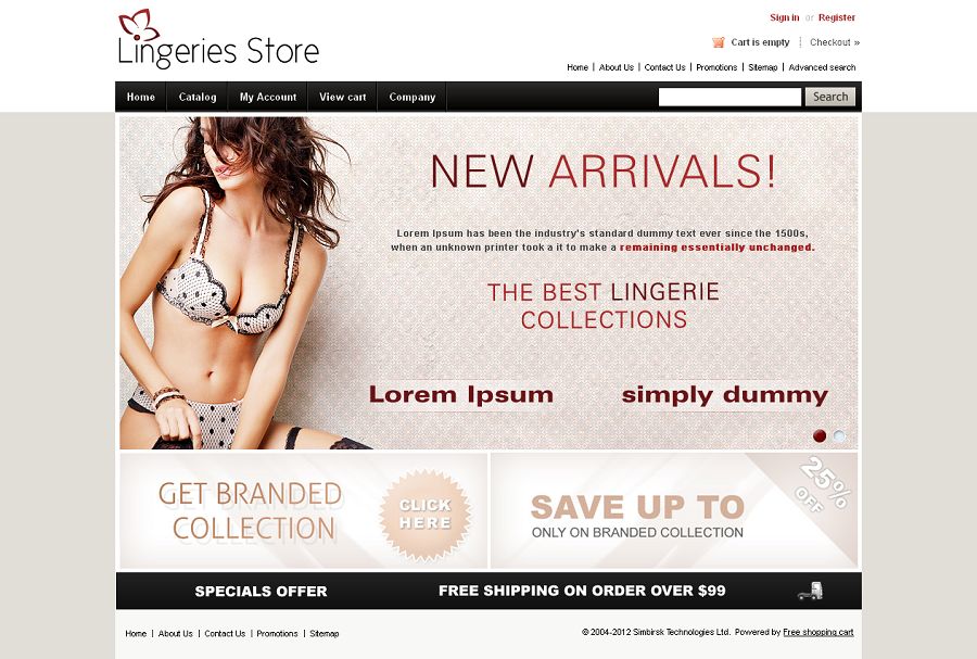 CST010020 – Lingerie Store