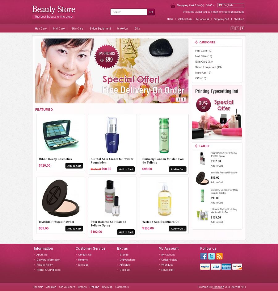 OPC040082 – Beauty Store