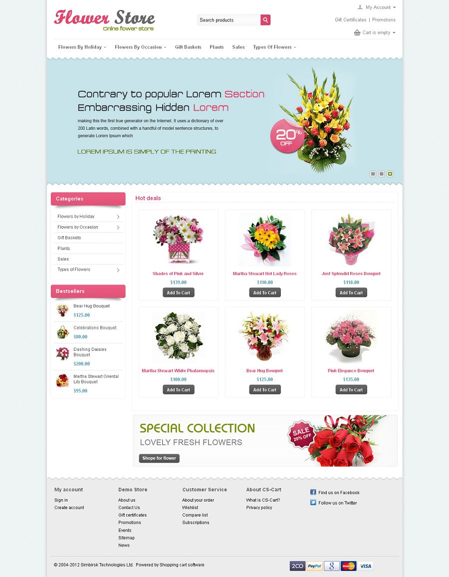CST020031 – Flower Store