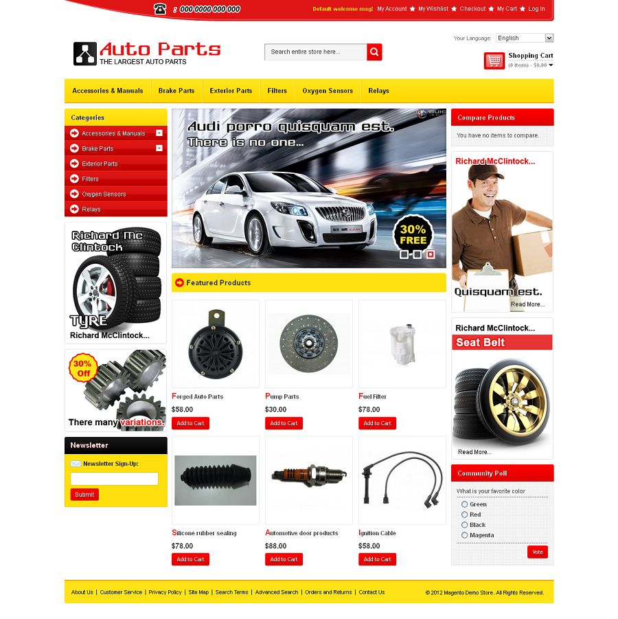 MAG080146 – Auto Parts Store