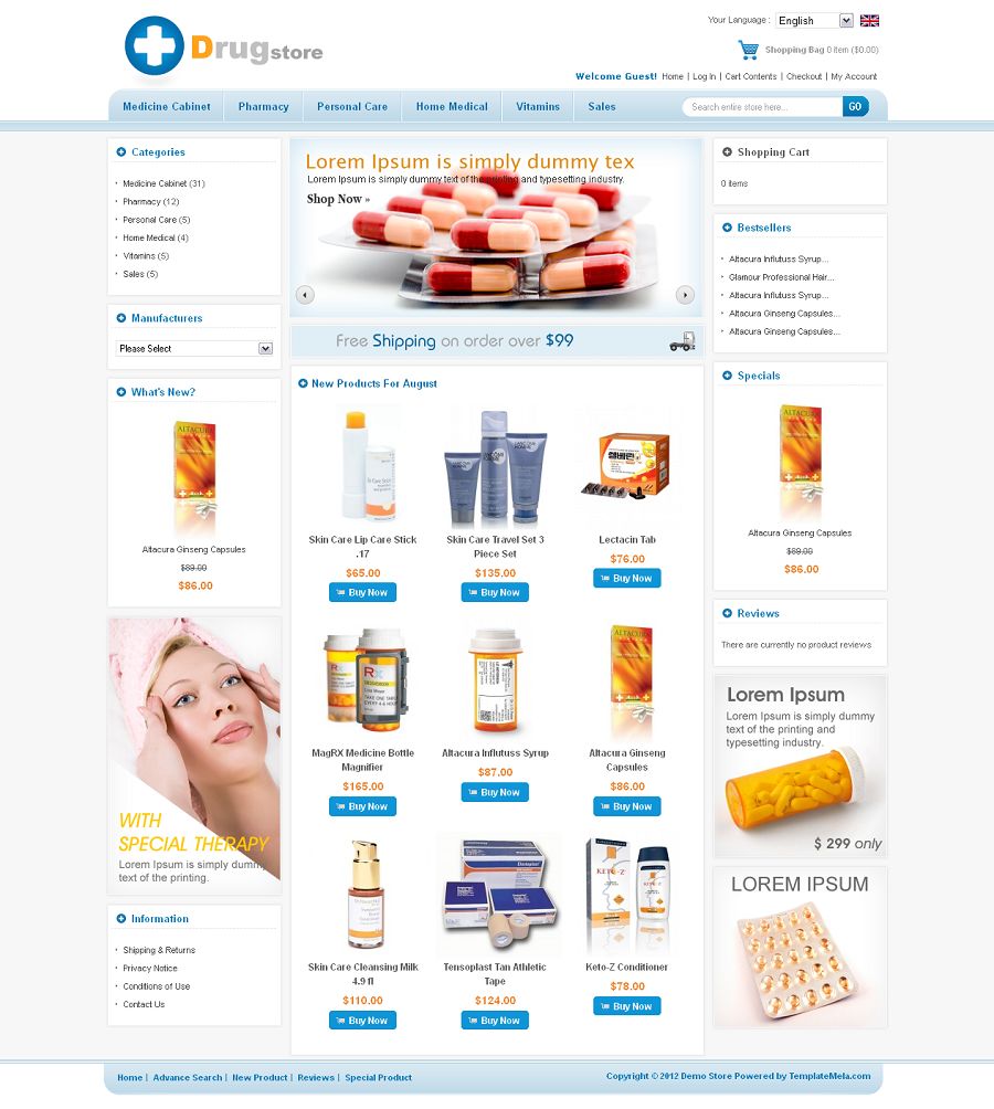 OSC010001 – Drug Store