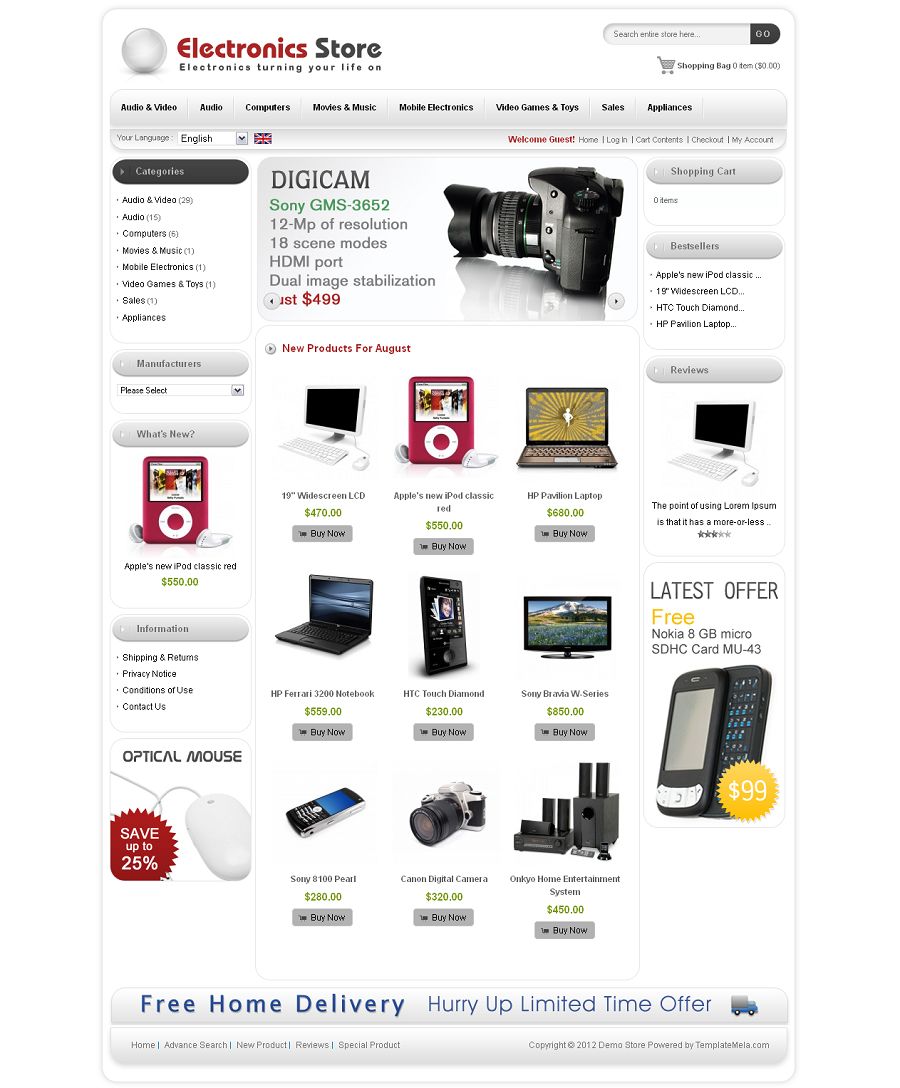 OSC010002 – Electronics Store