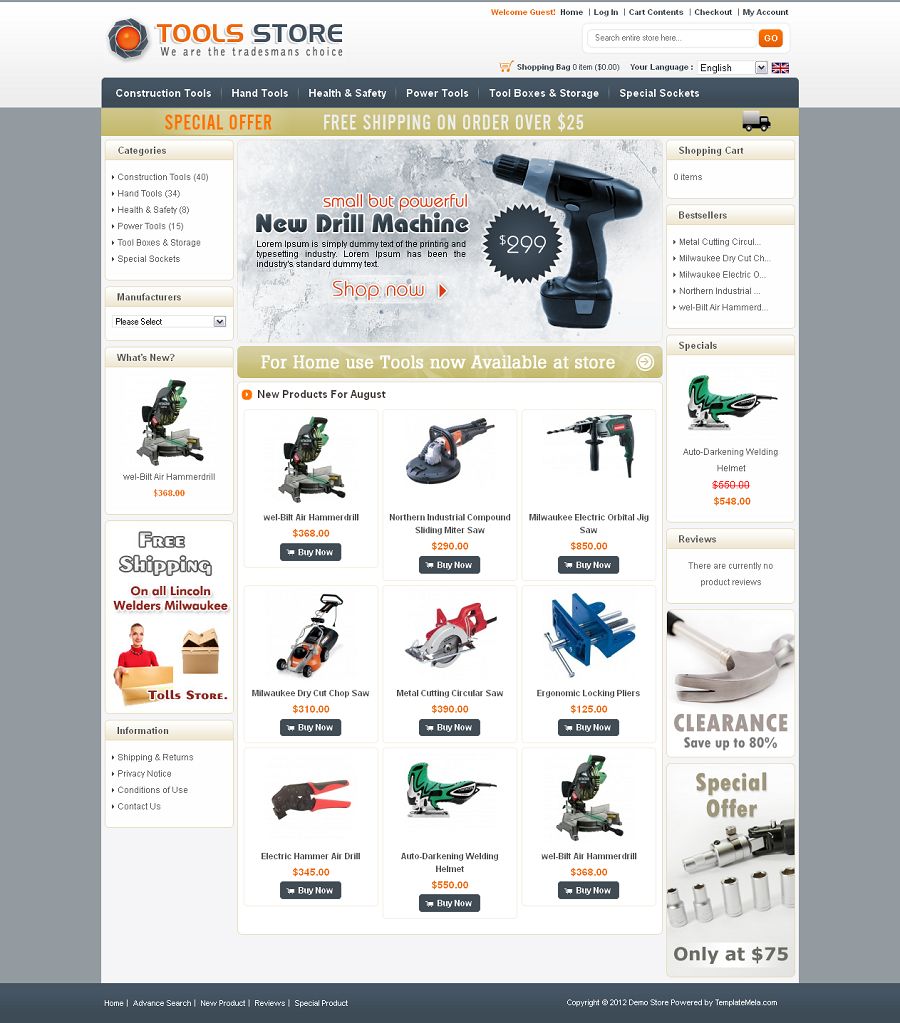 OSC010008 – Tools Store
