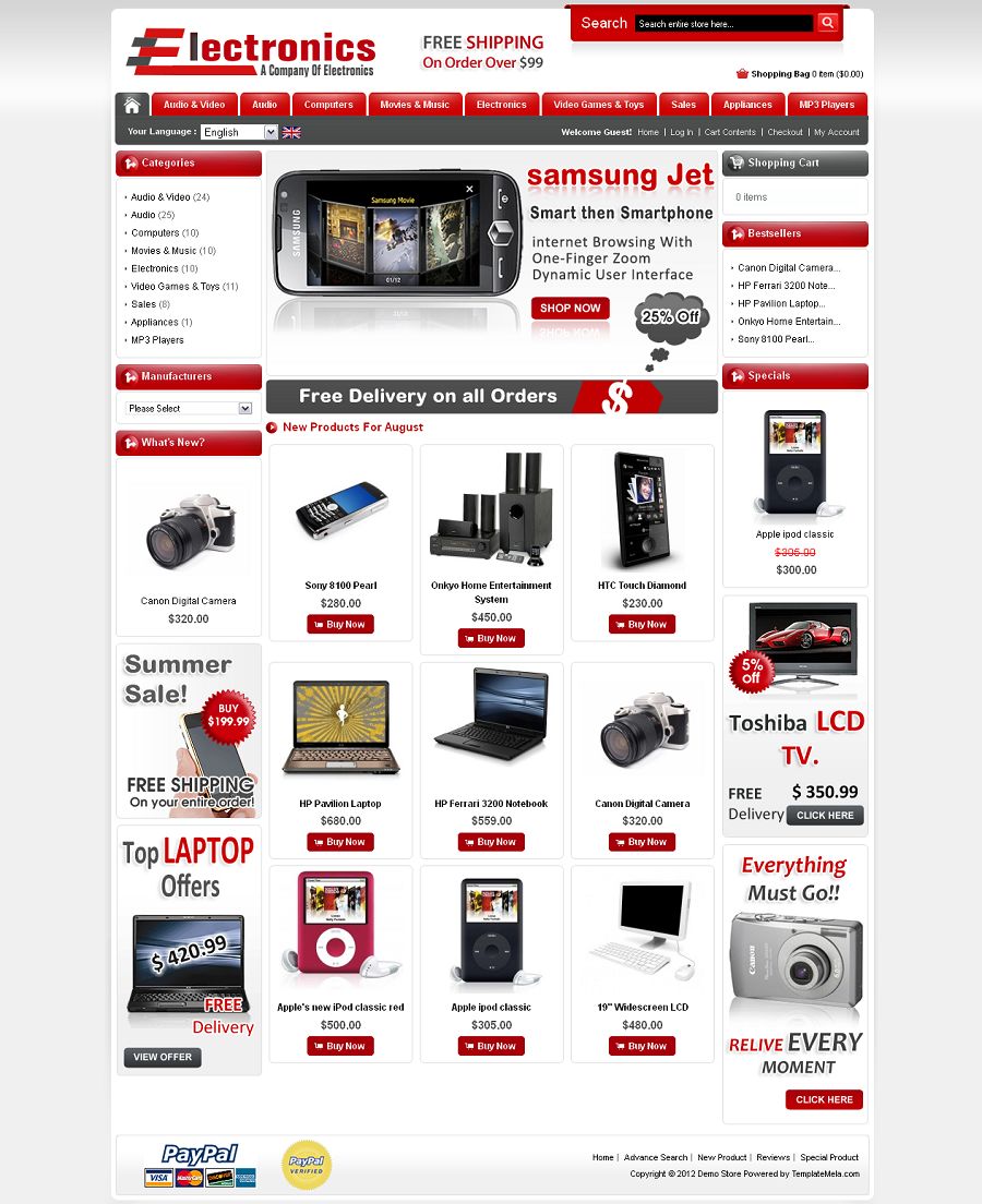 OSC010016 – Electronics Store