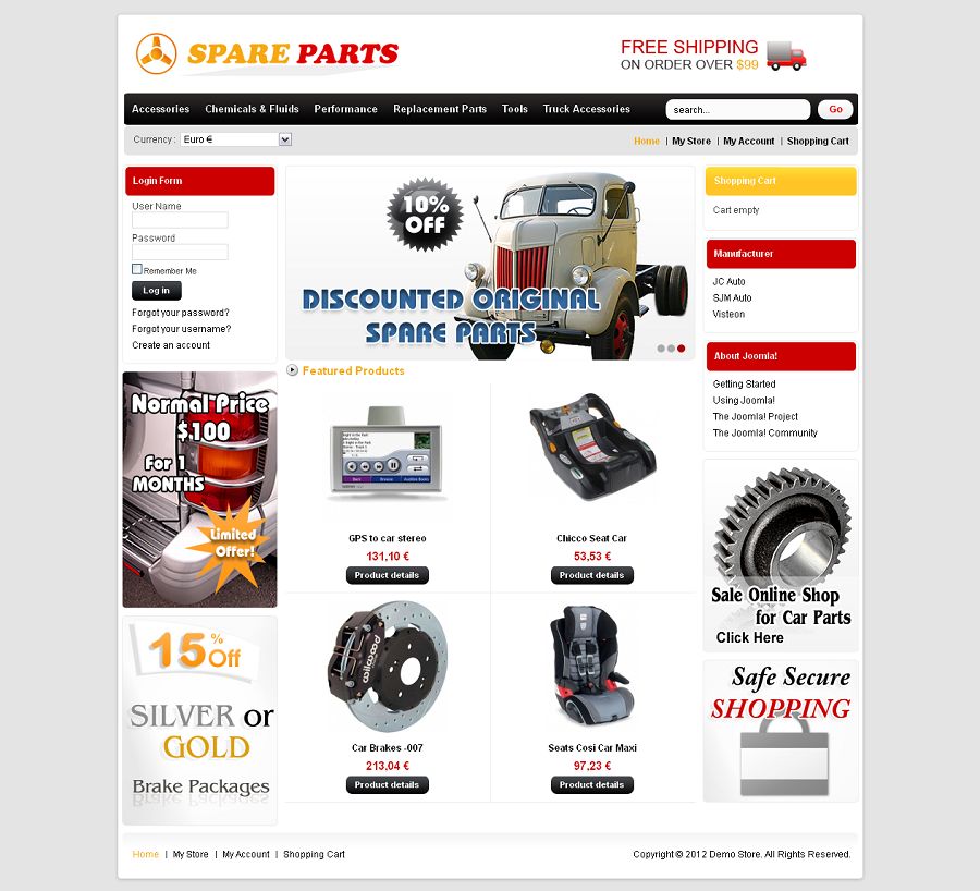 VTM010006 – Auto Parts Store