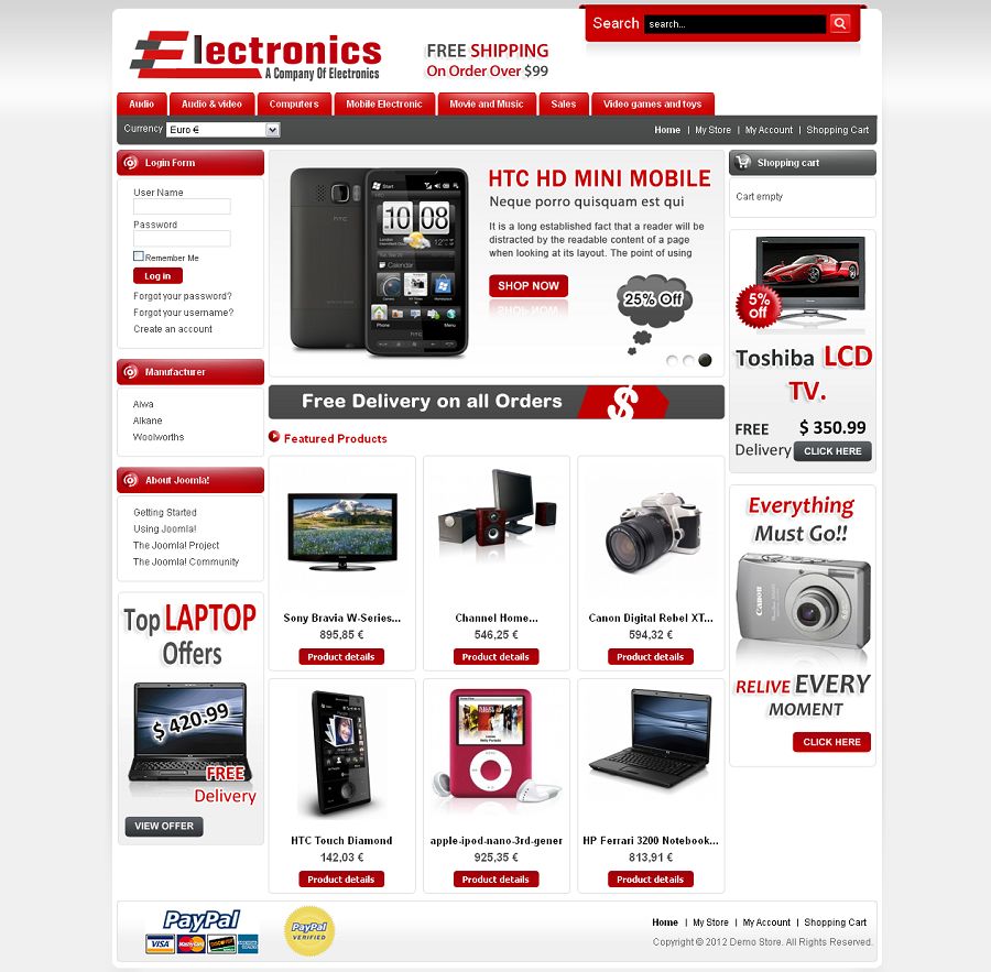 VTM010014 – Electronics Store