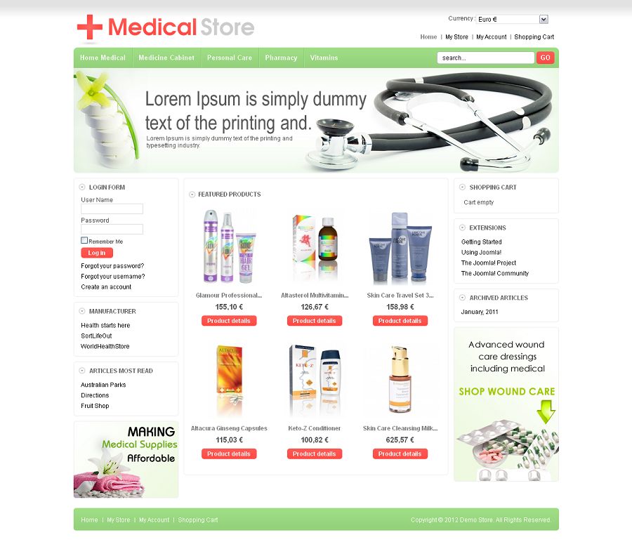 VTM020038 – Medical Store
