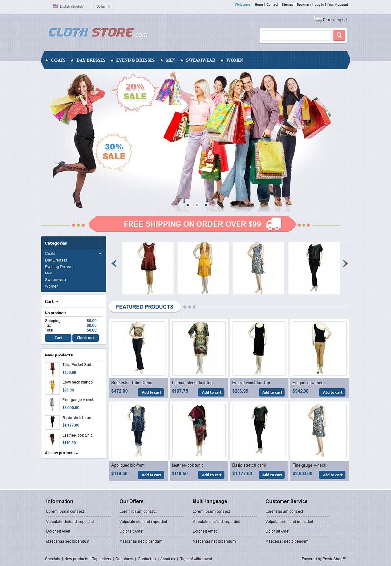 PRS050118 – Clothes Store