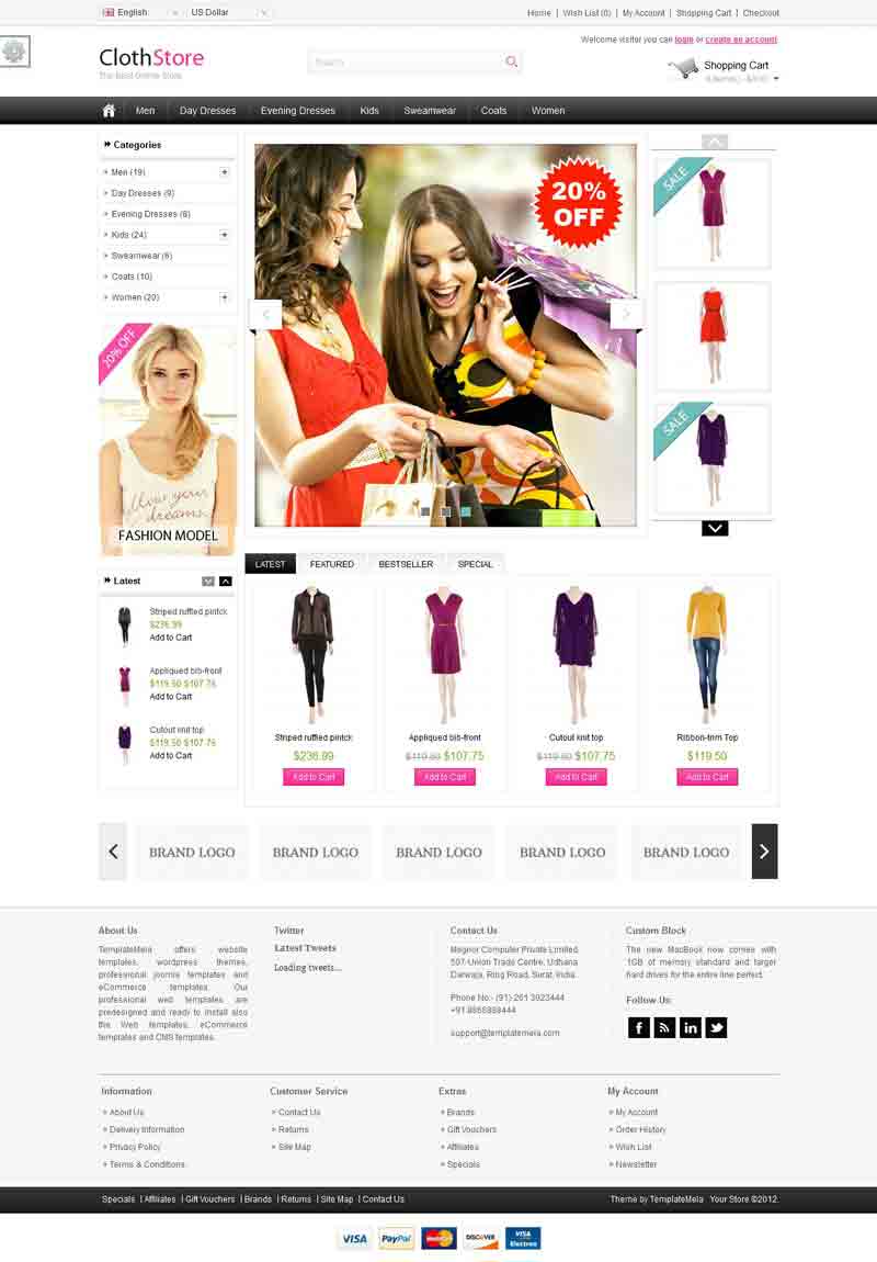 OPC050125 – Cloth Store