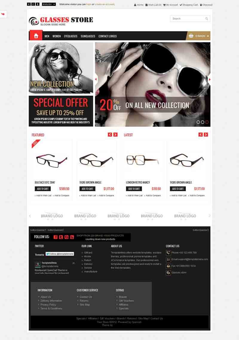 OPC060134 – Glasses Store