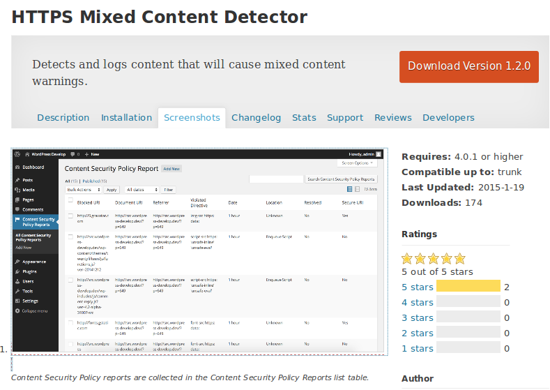HTTPS Mixed Content Detector